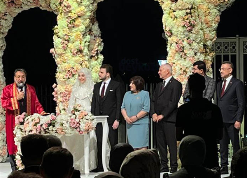Сахиба Гафарова - среди приглашенных на свадьбу сына спикера парламента Турции - ФОТО