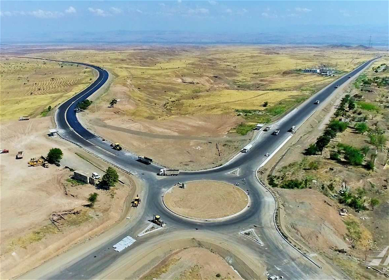 Şükürbəyli-Cəbrayıl-Hadrut avtomobil yolunun 20 km-lik hissəsi asfaltlanıb - FOTO