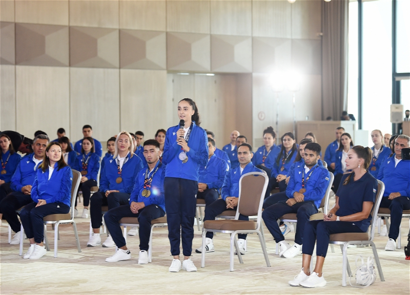 Гимнастка Гюллю Агаларзаде: Роль Мехрибан Алиевой в развитии спорта велика. Мы всегда чувствуем ее заботу