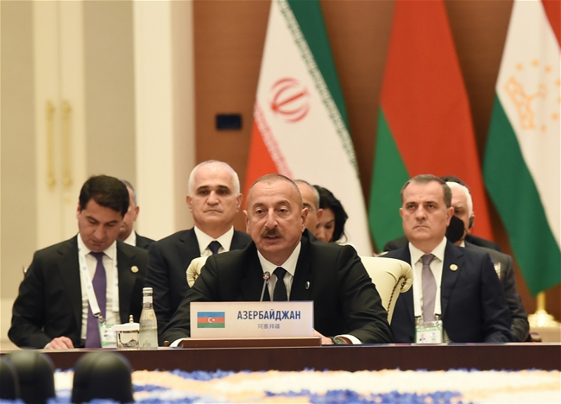 Президент Азербайджана Ильхам Алиев выступил на саммите ШОС - ФОТО - ВИДЕО