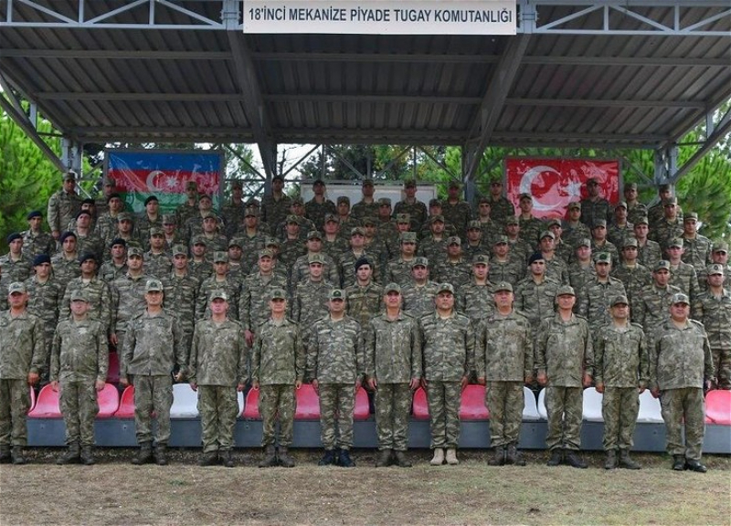 Группа азербайджанских военнослужащих завершила учения в Турции - ФОТО