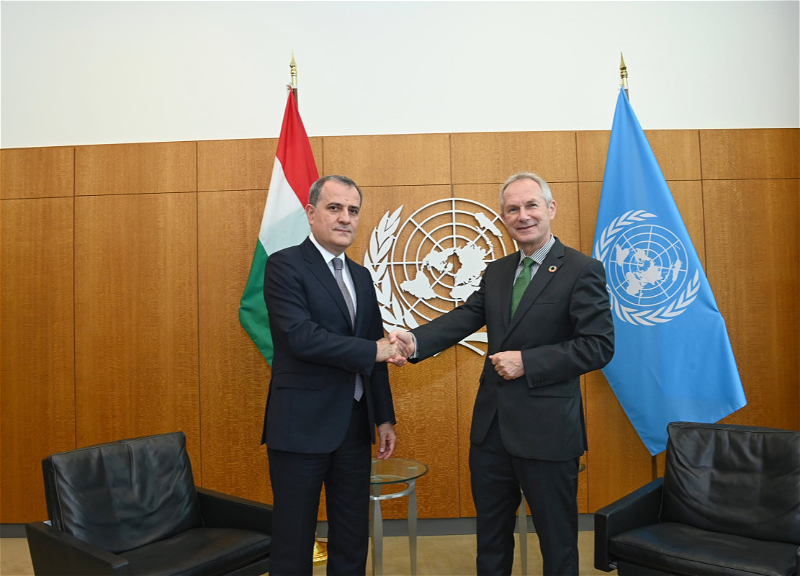 Глава МИД Азербайджана встретился с президентом 77-й сессии Генеральной Ассамблеи ООН