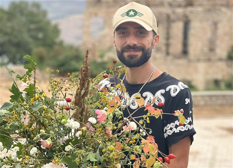 Впервые в Шуше: флорист Мехди Шариф собрал букет из местных цветов – ФОТО – ВИДЕО
