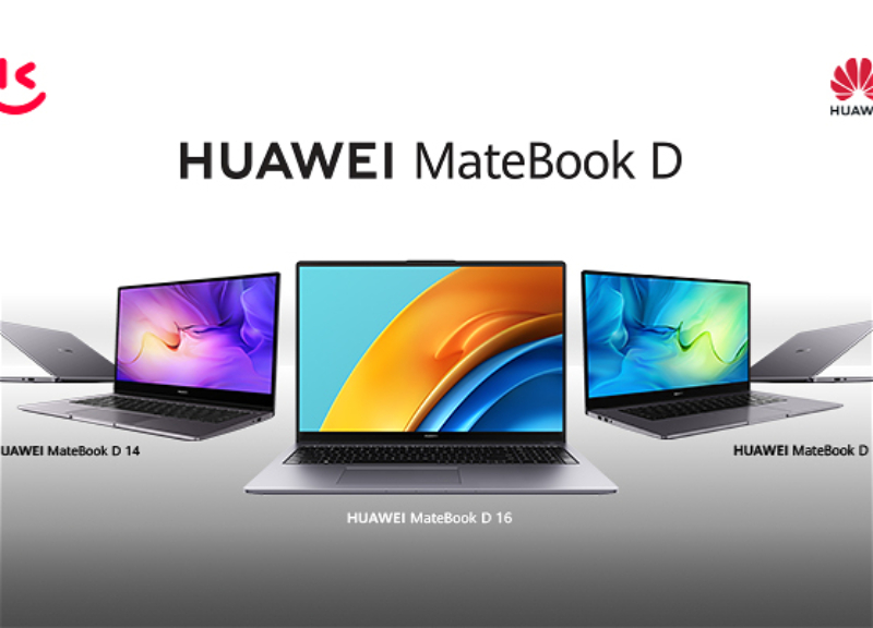 Нашумевшая серия D лаптопов HUAWEI MateBook уже в Kontakt на выгодных условиях