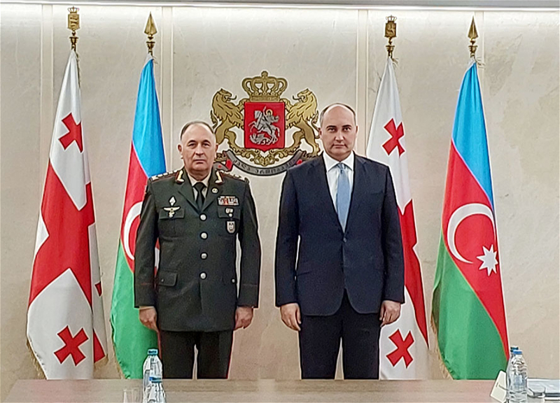 Начальник Генштаба азербайджанской армии встретился с министром обороны Грузии - ФОТО