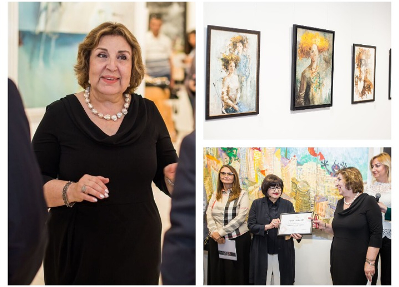 В Баку открылась персональная выставка художницы Лятафет Хафиз гызы - ФОТО