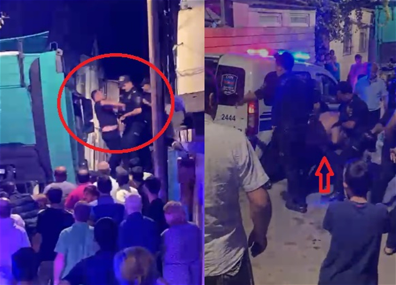 В Баку полиции, чтобы остановить грузовик, пришлось стрелять по нему - ВИДЕО
