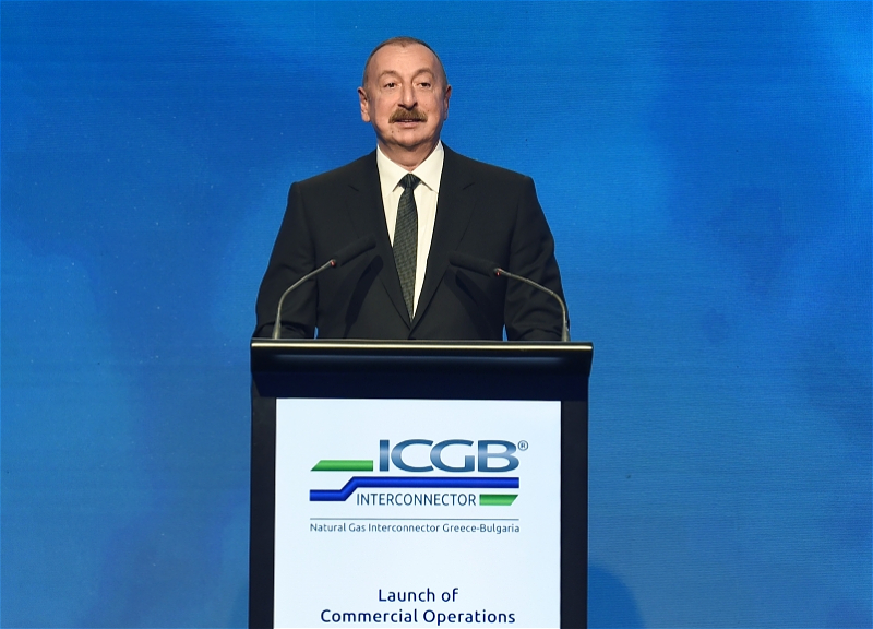 И.Алиев: Гордимся, что являемся инициаторами проекта интерконнектора Греция-Болгария
