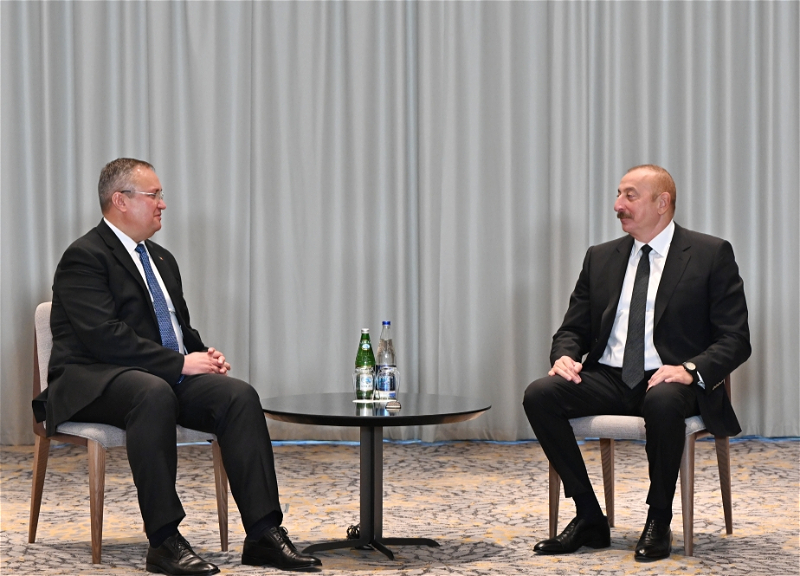 Президент Ильхам Алиев встретился в Софии с премьер-министром Румынии - ФОТО