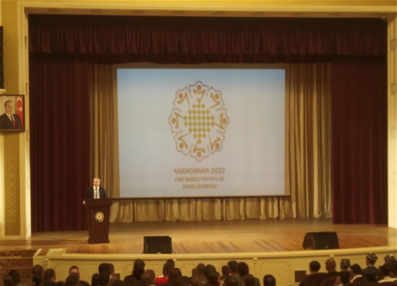 Аркадий Дворкович прибыл в Нахчыван. Состоялась церемония открытия Всемирной Юношеской Шахматной Олимпиады - ФОТО