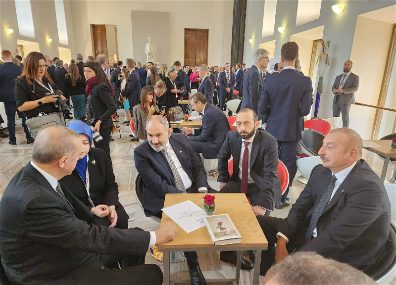 Впервые: В Праге состоялась встреча Алиева, Эрдогана и Пашиняна - ФОТО - ВИДЕО