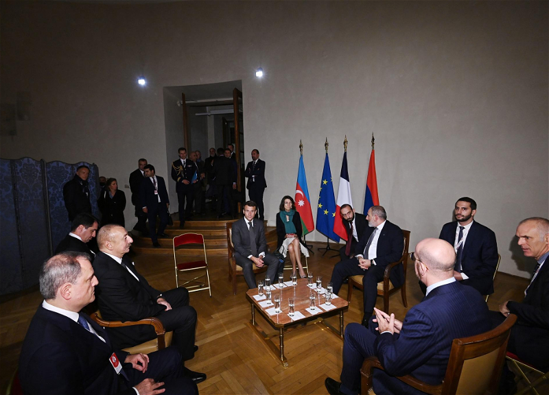 В Праге прошла встреча лидеров Азербайджана, Армении, Франции и Совета ЕС - ФОТО - ОБНОВЛЕНО