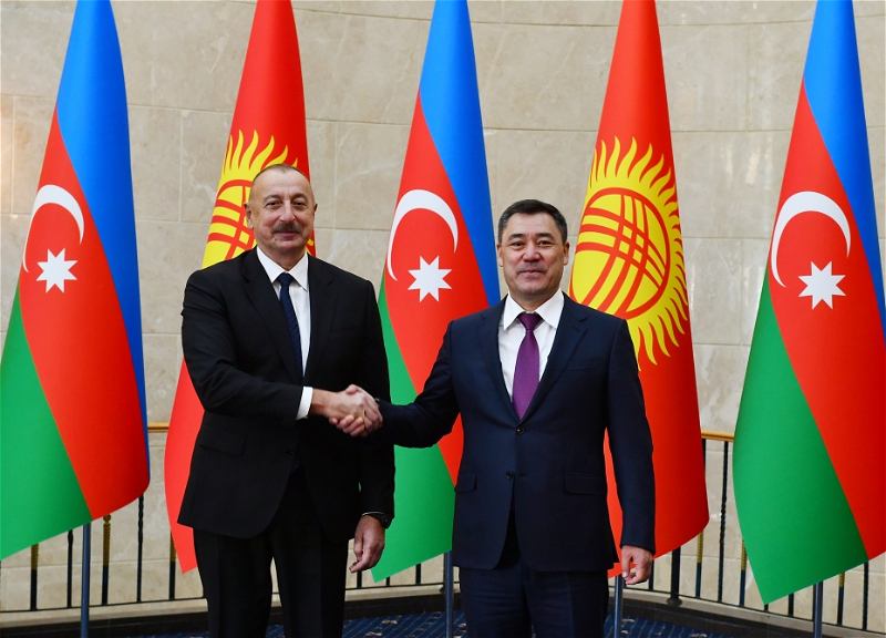В рамках визита Президента Азербайджана в Кыргызстан подписан ряд документов