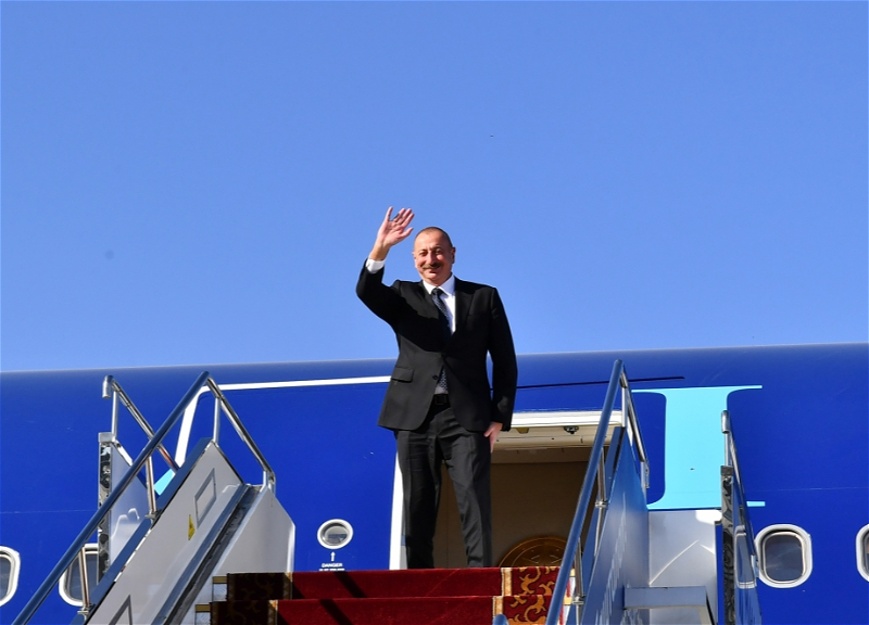 Завершился государственный визит Президента Азербайджана в Кыргызстан - ФОТО