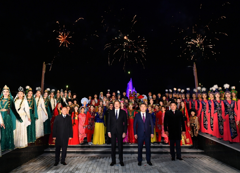 Bişkekdə Qırğızıstan-Azərbaycan Dostluq Parkı açılıb - FOTO