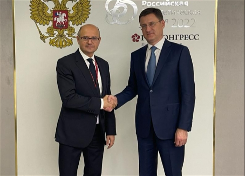 Состоялась встреча между министром энергетики Азербайджана и заместителем премьер-министра России