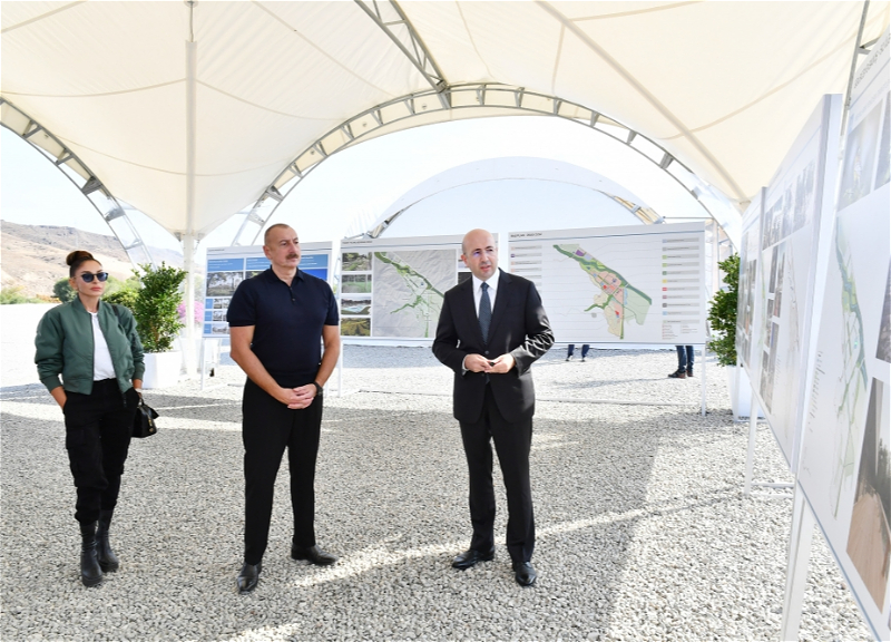 Ильхам и Мехрибан Алиевы посетили Джебраильский и Губадлинский районы - ФОТО