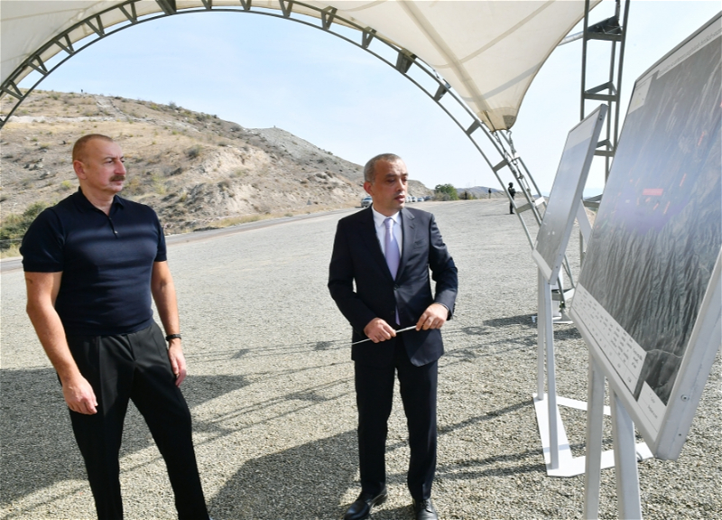 Президент Азербайджана ознакомился в Губадлы с проектами водохранилищ «Забухчай» и «Баргюшадчай»