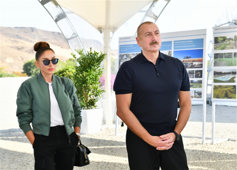 Ильхам Алиев ознакомился с генпланом Губадлы и заложил фундамент Комплекса Музеев оккупации и победы - ФОТО