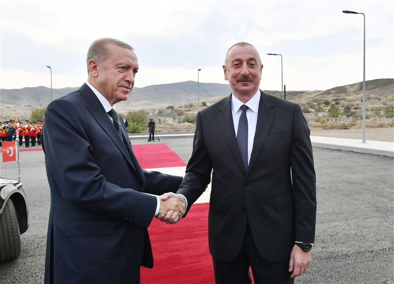 В Джебраиле cостоялась церемония официальной встречи Президента Турции - ФОТО – ВИДЕО