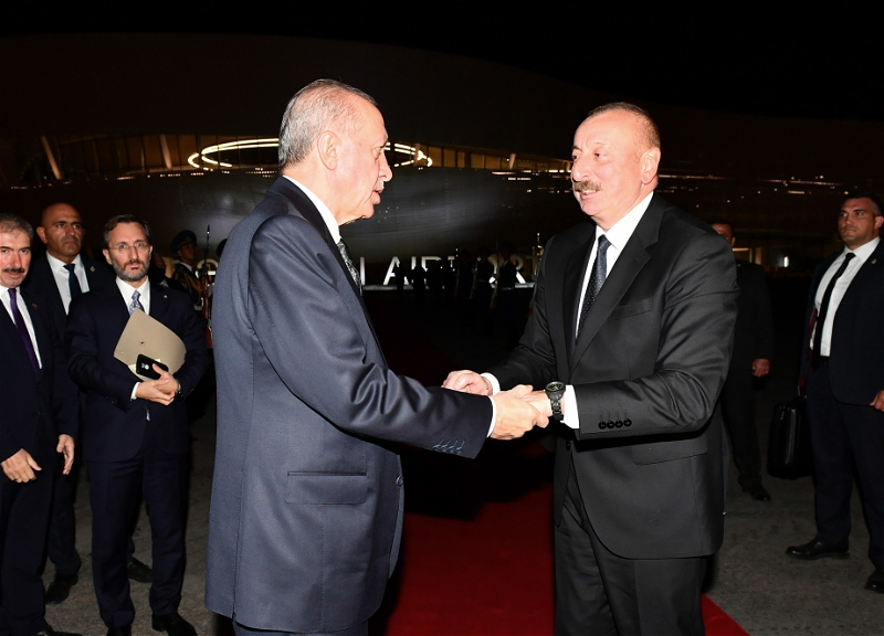 Завершился официальный визит Президента Турции в Азербайджан - ФОТО