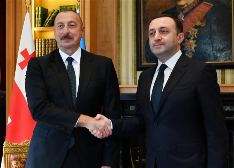 Состоялась встреча Президента Азербайджана с премьер-министром Грузии - ФОТО