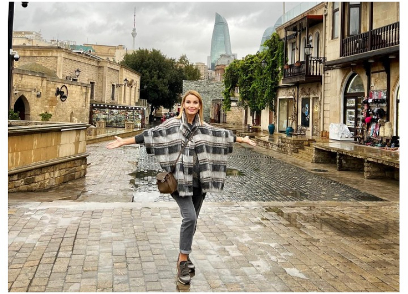 Ольга Орлова: «Баку – гостеприимный, вкусный и красивый город» - ФОТО