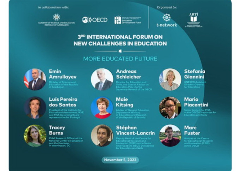 Форум «Новые вызовы в образовании» в центре внимания мировой общественности