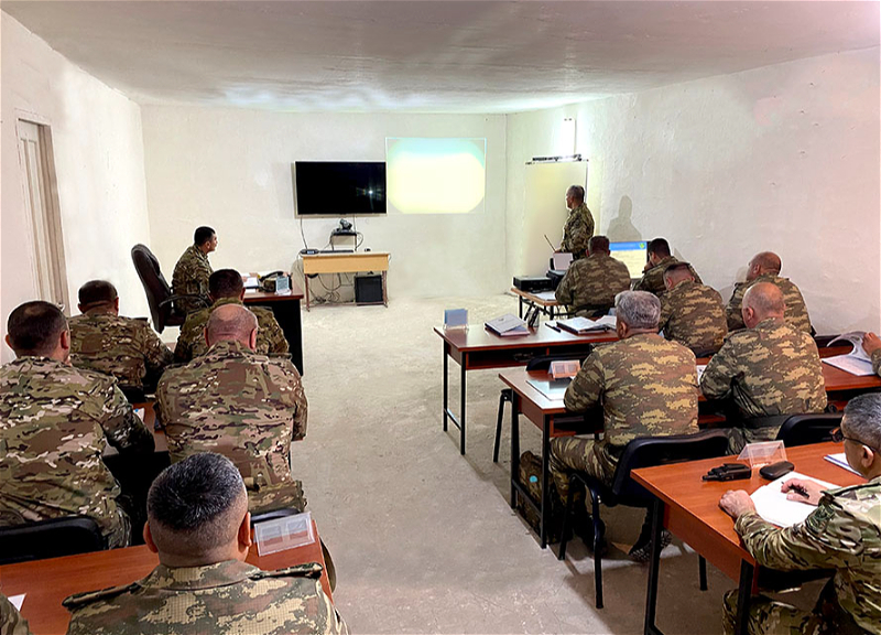 В Сухопутных войсках ВС Азербайджана прошли командно-штабные учения - ВИДЕО