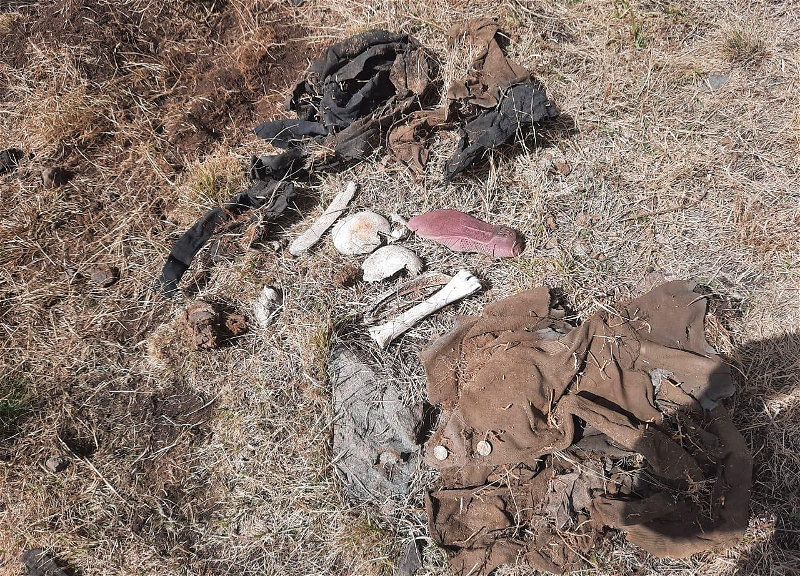 В Кяльбаджаре обнаружены фрагменты скелета и одежды человека, замученного пытками во время оккупации