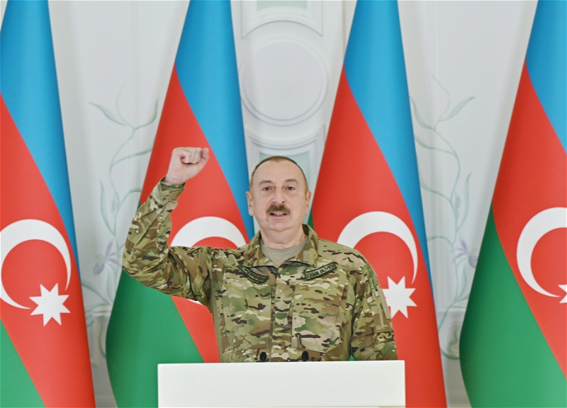 Ильхам Алиев принял участие в мероприятии в Шуше по случаю Дня Победы - ФОТО - ВИДЕО