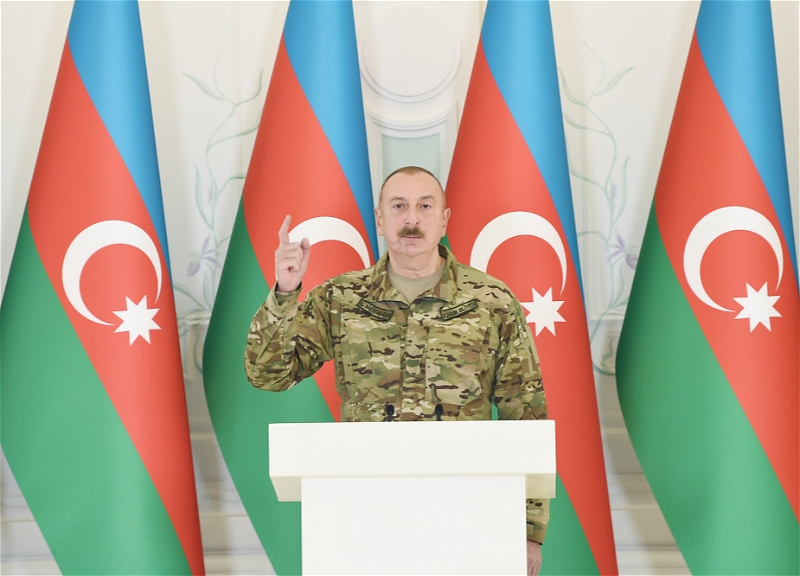 Ильхам Алиев: Сегодня мы видим большинство армянских постов, и если там произойдёт концентрация сил, мы сразу примем меры