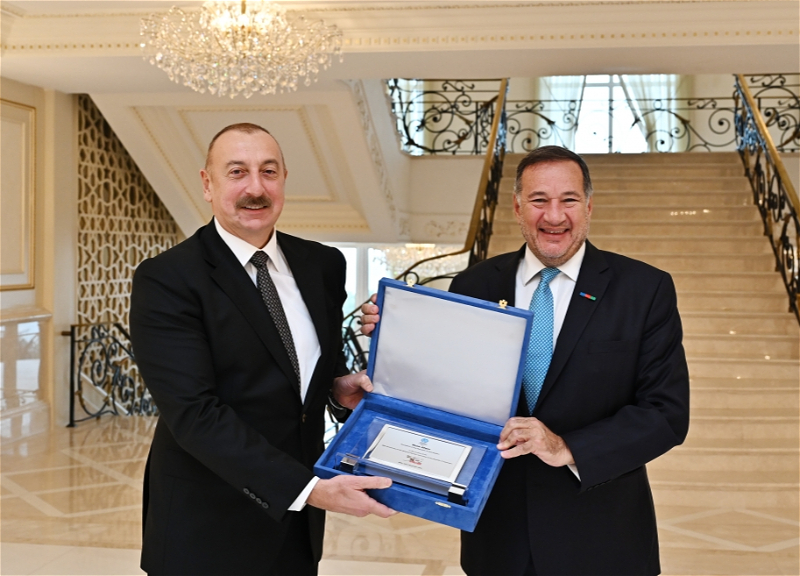 Президент Азербайджана принял главу Европейских олимпийских комитетов - ФОТО