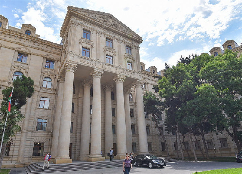 МИД: Претензии Пашиняна – это очередной удар по процессу нормализации отношений с Азербайджаном