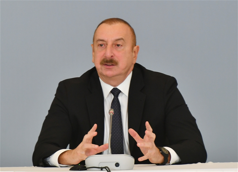 Ильхам Алиев: Армения, предъявляя территориальные претензии к Турции, демонстрирует свою неадекватность