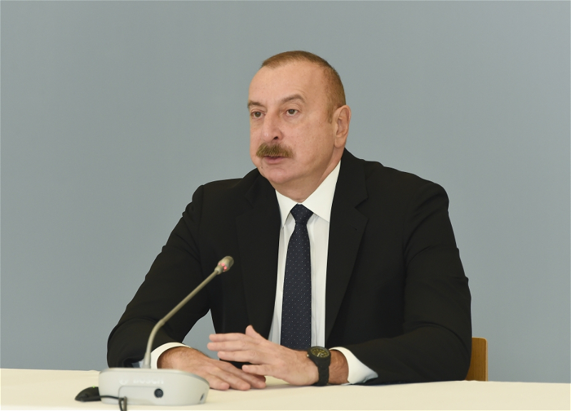 Президент Ильхам Алиев: Зангезурский коридор стал бы беспроигрышной возможностью для всех стран