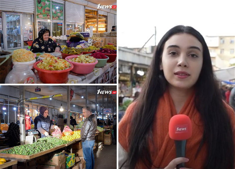 Məhsul çox, alıcı az - 1news.az-ın 8-ci kilometr bazarından REPORTAJI - FOTO - VİDEO