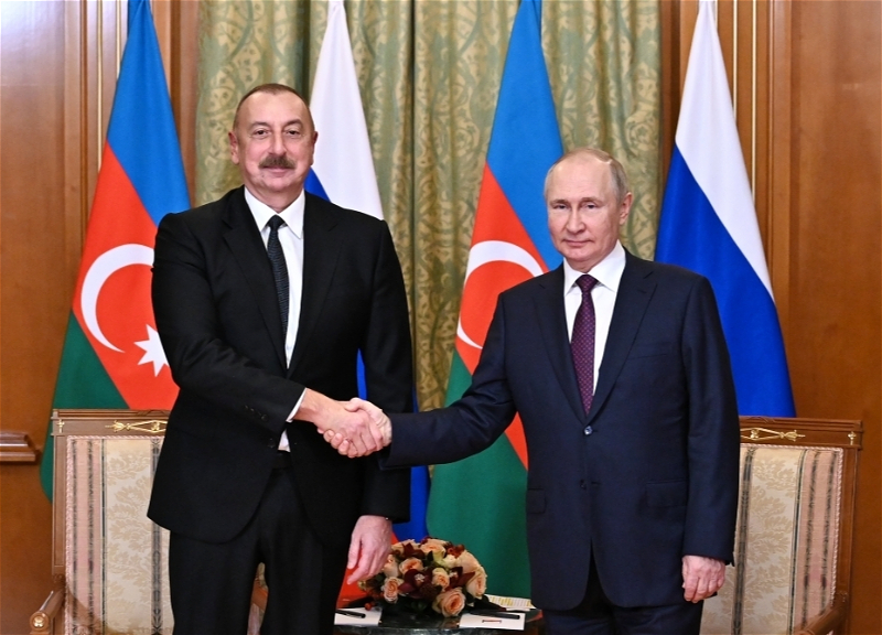 Президенты Азербайджана и России обсудили шаги по реализации трехсторонних соглашений