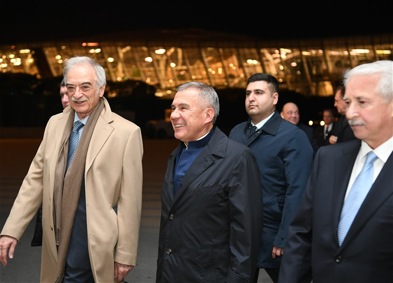 Глава Татарстана прибыл с рабочим визитом в Азербайджан