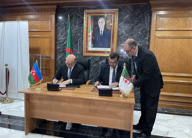 Подписан документ о сотрудничестве в нефтегазовой сфере между Азербайджаном и Алжиром