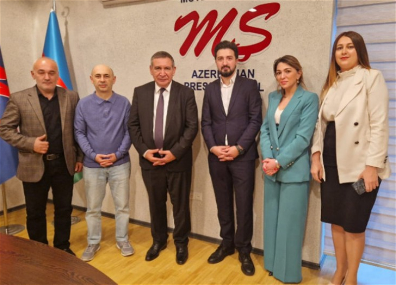 В Совете печати прошла встреча с представителями ОО «Спортивные журналисты Азербайджана»