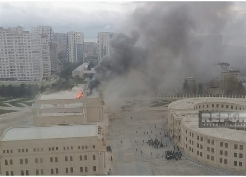 Названа предположительная причина пожара в здании Академии госпогранслужбы - ФОТО - ВИДЕО - ОБНОВЛЕНО