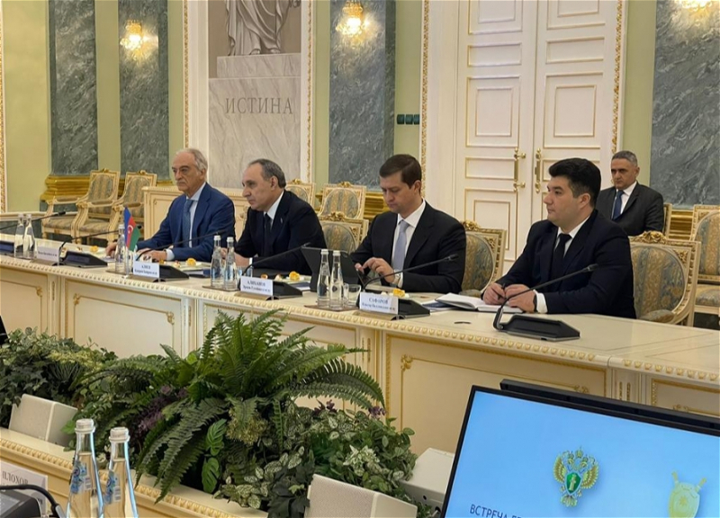Генеральные прокуроры Азербайджана и России обсудили вопросы борьбы с преступностью - ФОТО