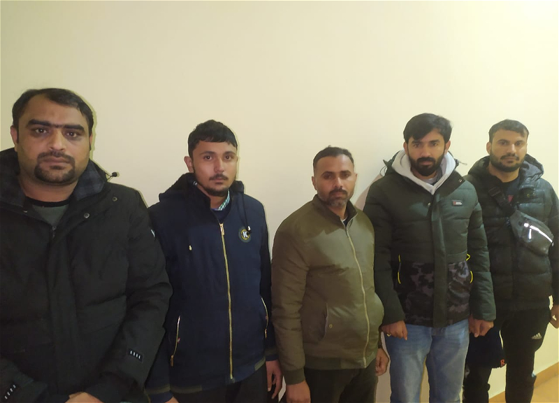 Задержаны пакистанцы за незаконную попытку пересечь азербайджано-российскую границу - ФОТО