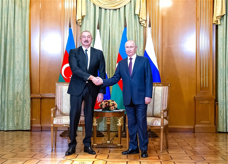 И.Алиев и В.Путин обсудили вопросы обеспечения безопасности на азербайджанско-армянской границе