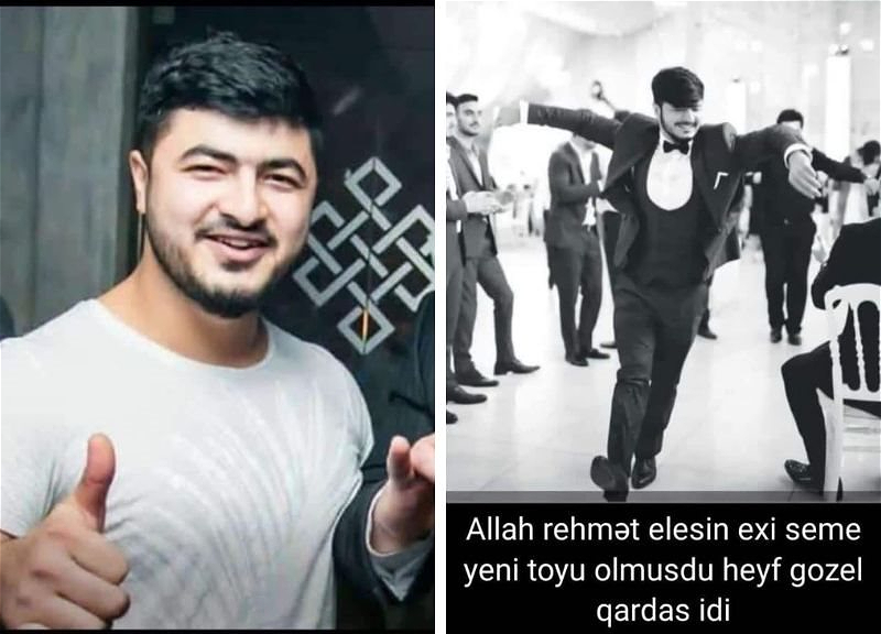 Молодой человек, погибший в страшной аварии в первый день нового года в Баку, недавно женился – ФОТО