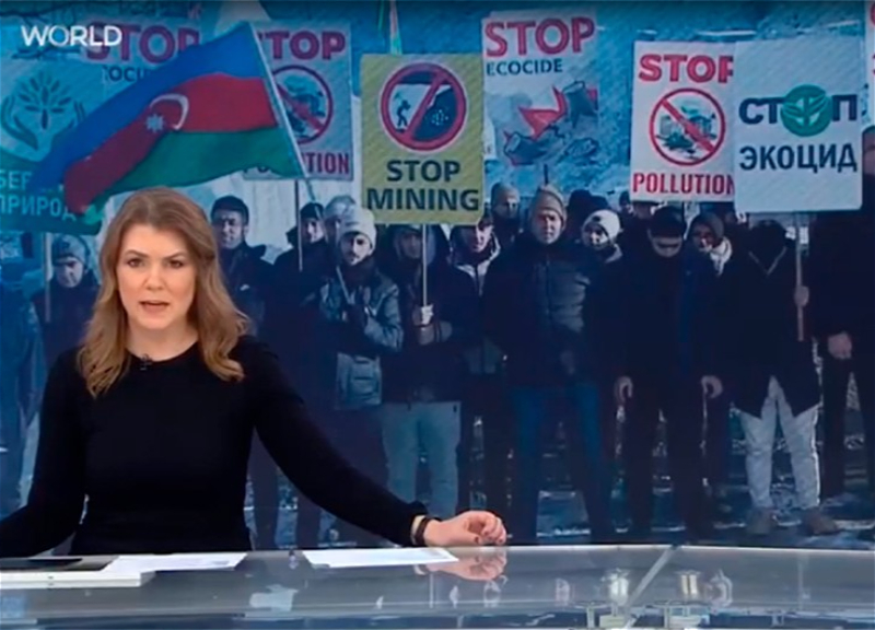 Телеканал TRT World посвятил репортаж акции протеста на дороге Ханкенди-Лачин - ВИДЕО
