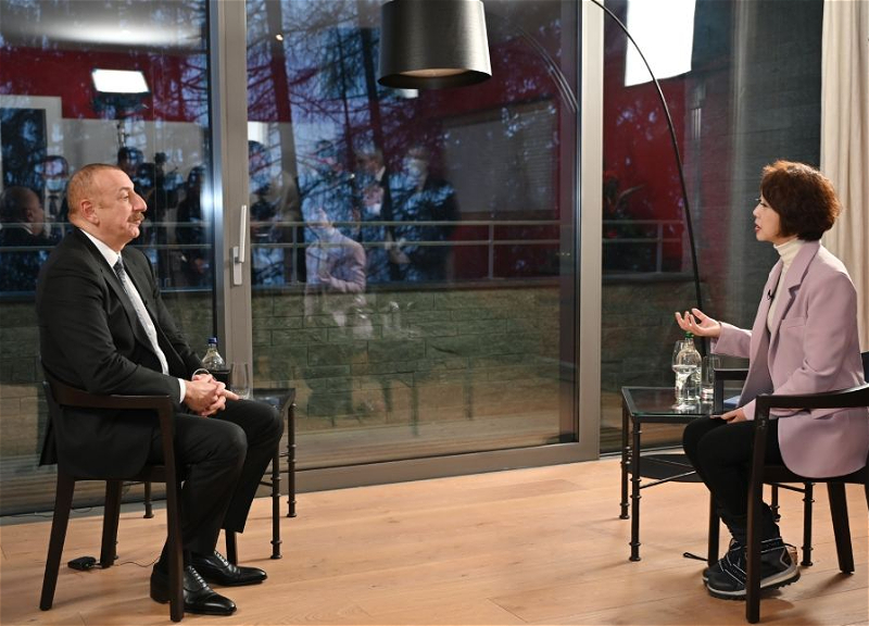 Ильхам Алиев дал интервью китайскому телеканалу CGTN - ФОТО - ВИДЕО