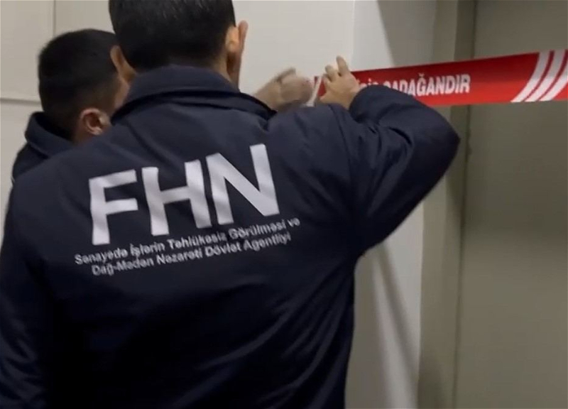 FHN Bakıda yaşayış binasında liftin fəaliyyətini dayandırdı - SƏBƏB