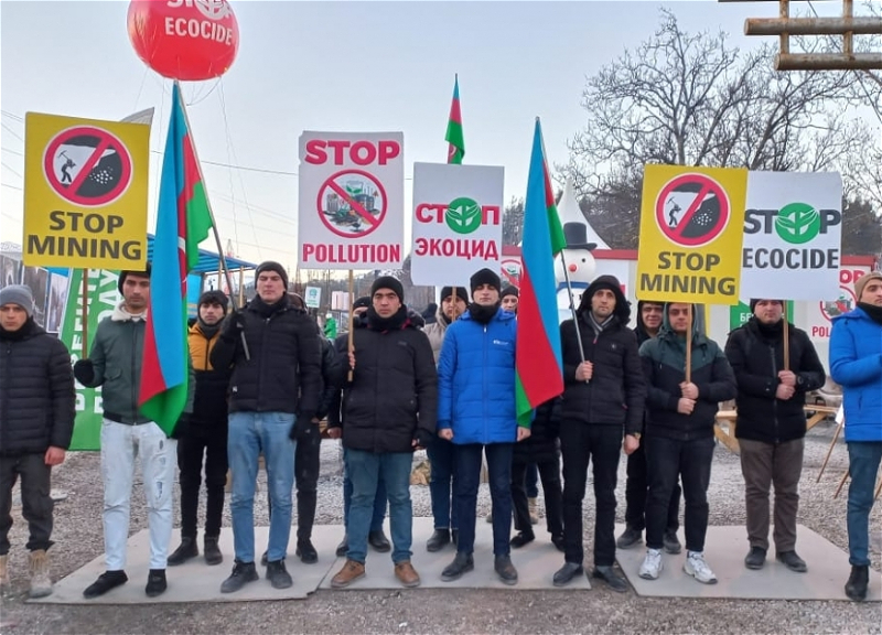 «Стоп экогеноцид»: Мирная акция на дороге Лачин-Ханкенди продолжается 43-й день